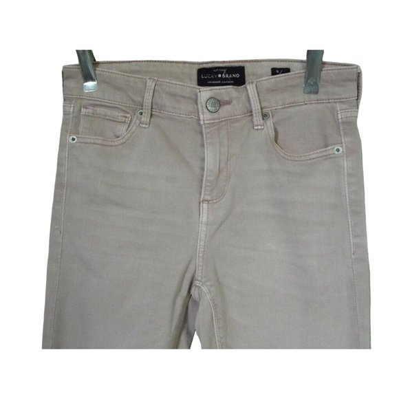 Lucky Brand Jeans 0/25 Pink Ava Mid Rise Skinny raw step down hem - Picture 3 of 12